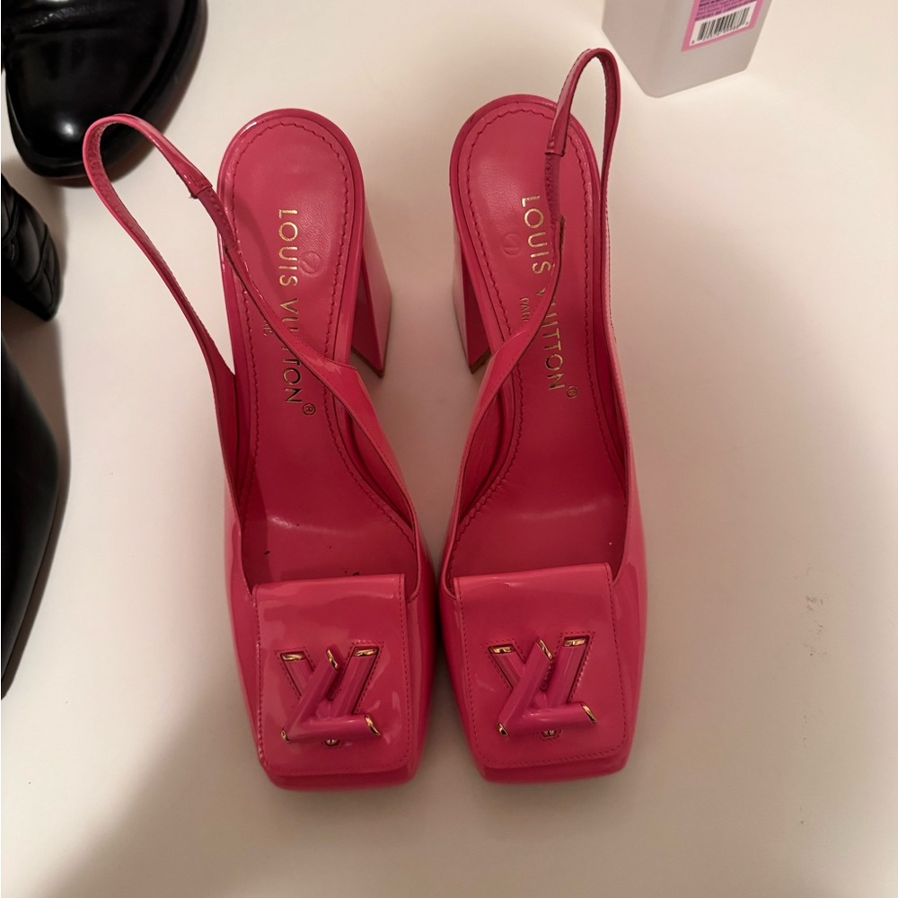Louis Vuitton Shake slingback Pumps Pink size 38